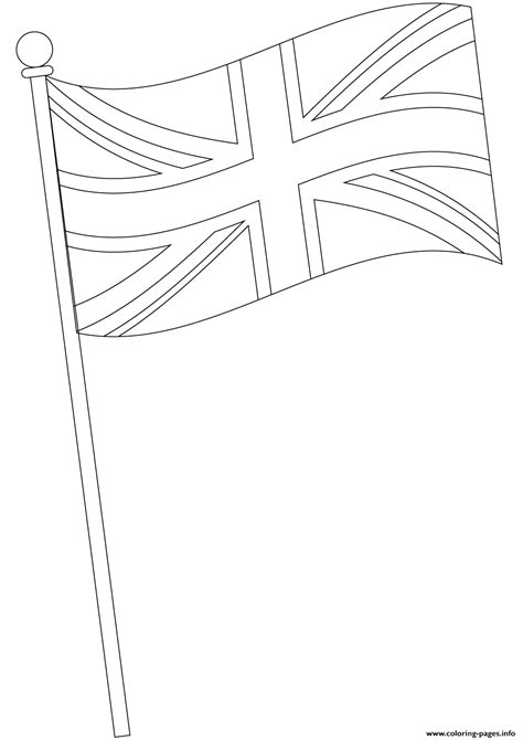 British Flag Coloring Page Coloring Pages