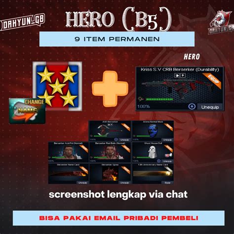 Jual Bintang Hero Akun Pb Char Point Blank Full Title Pointblank