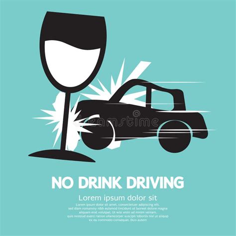 No Drink Driving Stock Vector Illustration Of Alcohol 41431074