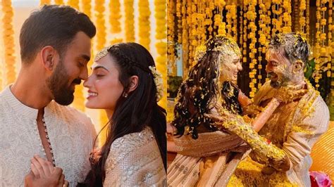 Newlyweds Athiya Shetty Kl Rahul Share First Pictures From Their