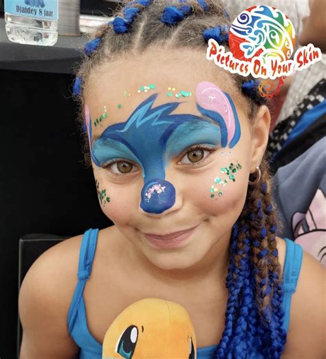 Stitch Facepaint By Pictures On Your Skin Babs Schminken Ontwerpen