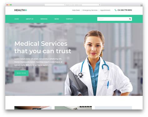 Medical Website Templates Free Download - Free Printable Templates