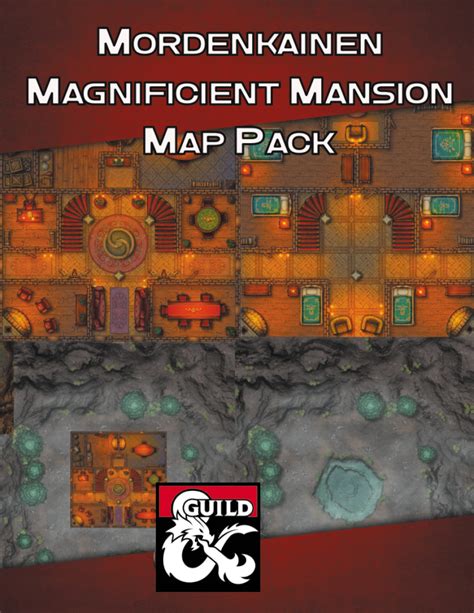 Mordenkainen Magnificent Mansion Map Pack – CZRPG