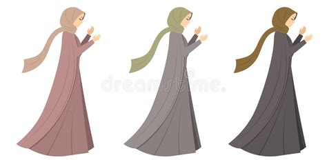 Muslim Woman In Hijab Muslim Girl In Traditional Muslim Clothes Of