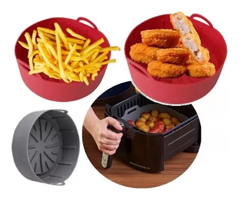 Forma Cesto Protetor Air Fryer Silicone Redonda 16cm Clink MercadoLivre