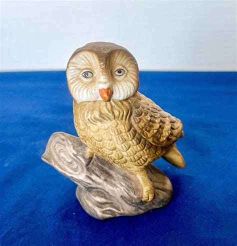 Vintage Owl Figurine Etsy