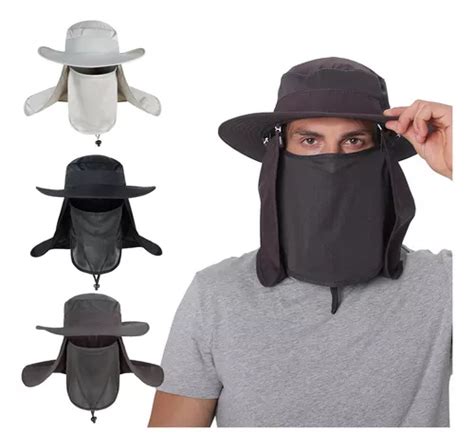 Sombrero Para El Sol Con Proteccion Para Cuello Y Cara Guard Mercadolibre