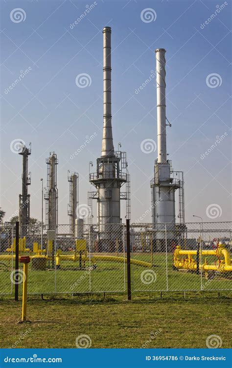 Oil And Gas Processing Plant Stock Photo Image Of Factory Equipment