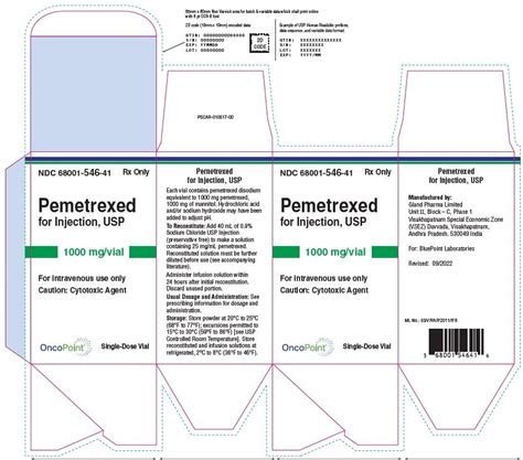 Pemetrexed Package Insert Drugs