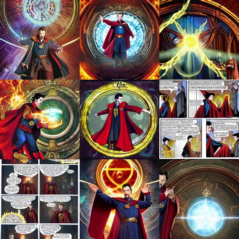 Doctor Strange Opening A Portal In Hogwarts Gryffindor Stable