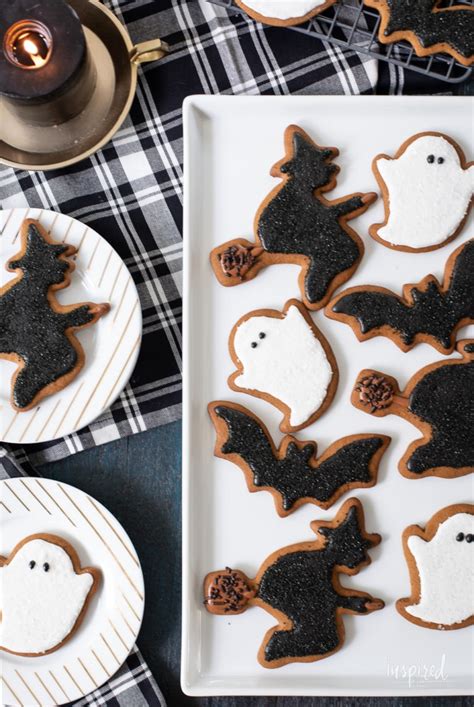 Spooky And Sweet Gingerbread Halloween Cookies Recipe