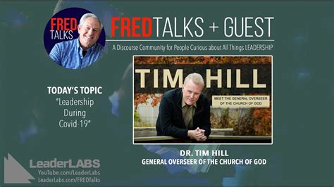 Fredtalks With Dr Tim Hill General Overseer Of The Church Of God