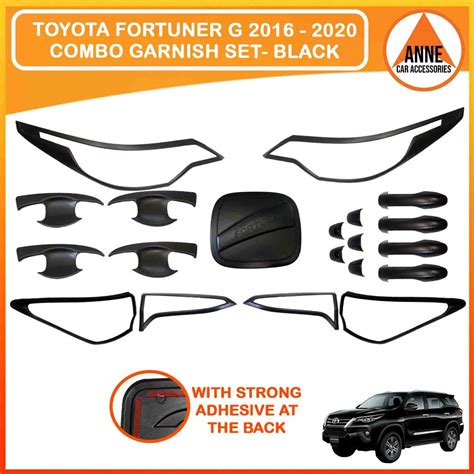 Toyota Fortuner G With Trd And W O Trd Logo Black Chrome