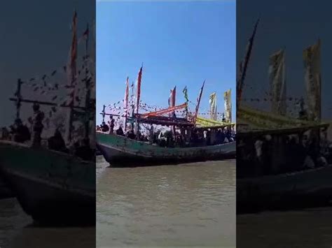 Perahu Milik Nelayan Ikuti Prosesi Baritan Atau Sedekah Laut Di