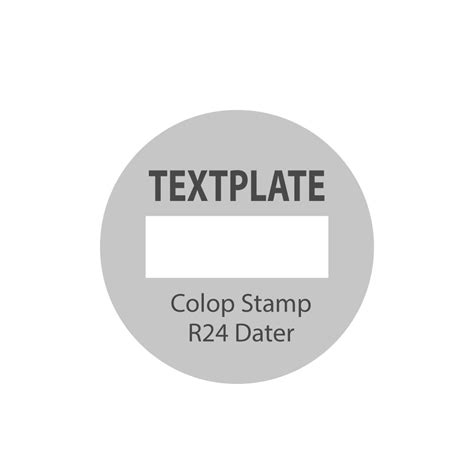 Stempelplaatje Colop Printer R24 D Colop R24 D