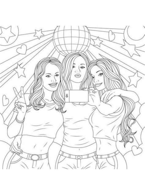 95 Desenhos Do Bff Melhores Amigas Para Imprimir E Colorir