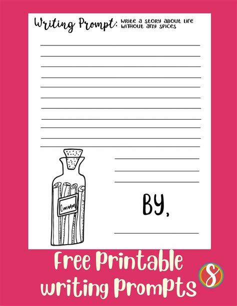 Free Printable Writing Prompt Sheets — Stevie Doodles