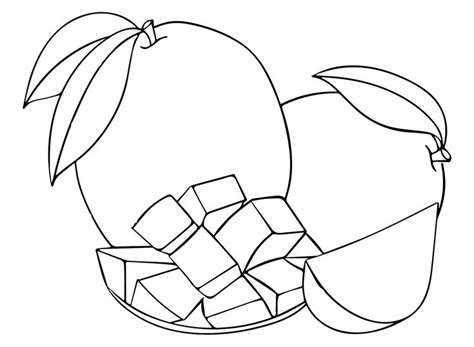 22 Free Printable Mango Coloring Pages Em 2024