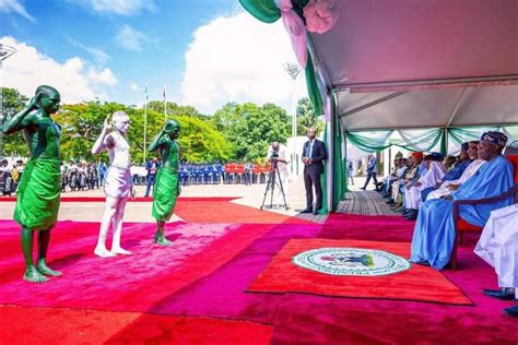 PHOTOS: Tinubu inspects Guard of Honour to mark 2023 Democracy Day - P ...