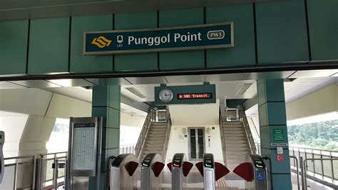 Sbst Punggol West Punggol Point Station First Day Youtube