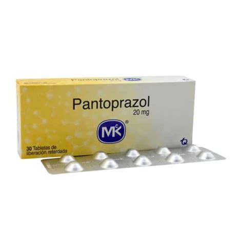 Pantoprazol 20 Mg 30 Tabletas Farmacolon