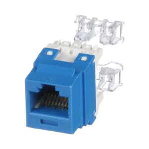 Panduit NK688MBU Keystone Jack Module UTP Cat 6 RJ45 Punchdown