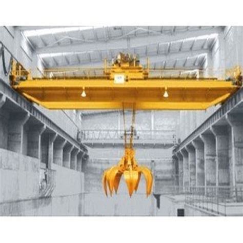 Qz Model Double Girder Grab Overhead Crane For Steel Factory China