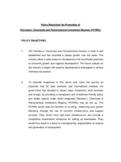 Policy Resolution For Promotion Of Petroleum Policy Resolution For