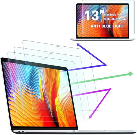 Pack Screen Protector For Macbook Pro Air Inch Pys Anti Blue