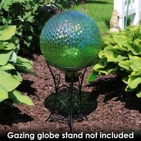 Sunnydaze Green Textured Surface Glass Outdoor Garden Gazing Globe Ball