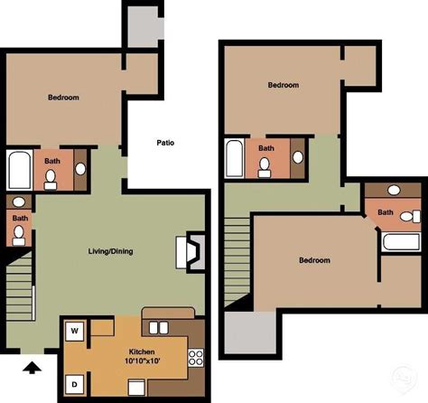 Floor Plans of Highland Pointe in Huntsville, AL