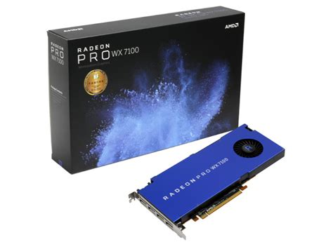 AMD Radeon Pro WX 7100 8GB GDDR5 256 Bit PCI E 3 0 Graphics Card