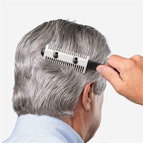 Hair Cutting Comb Grey Positive Health