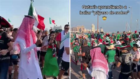 Mundial Qatar 2022 Mexicanos Ponen A Bailar A Todos Payaso De Rodeo