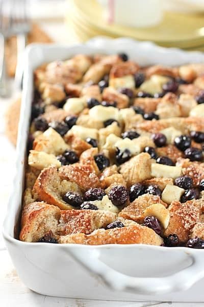 Blueberry Cream Cheese French Toast Casserole Laughing Spatula