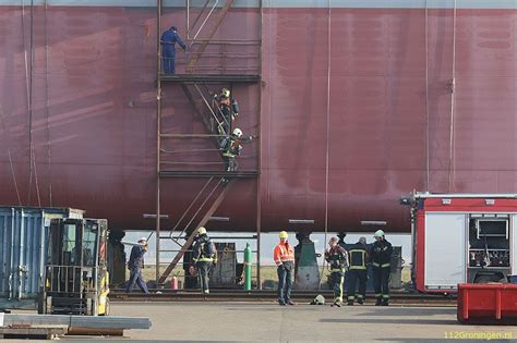 Brand Aan Boord Van Schip Video 112Groningen Actueel Nieuws Over