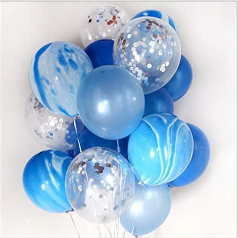 Inch Clear Confetti Balloon Latex Confetti Ballon Happy Birthday