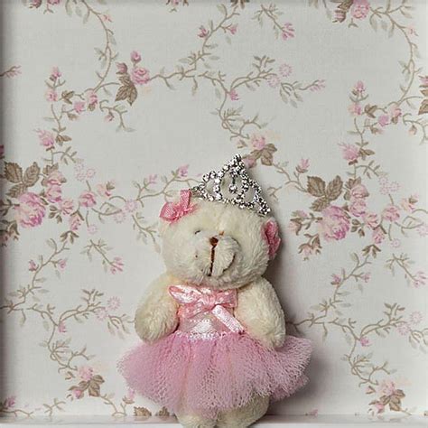 Quadro Princesa Strass Ursa Mini Bailarina Quarto Beb Infantil Menina