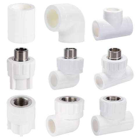 Mm Mm Ppr Coupling Socket Elbow Hot Cold Water Pipe Fittings Hot Melt Tee Connector