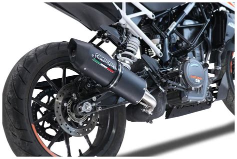 GPR Furore Evo4 Nero Exhaust KTM 390 Duke 21 23 Street Legal KT 208