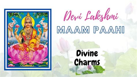 Devi Lakshmi Maam Paahi Easy To Learn Kids Song Goddess Lakshmi