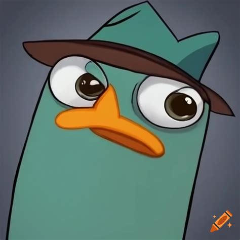 Portrait Of Angry Perry The Platypus On Craiyon