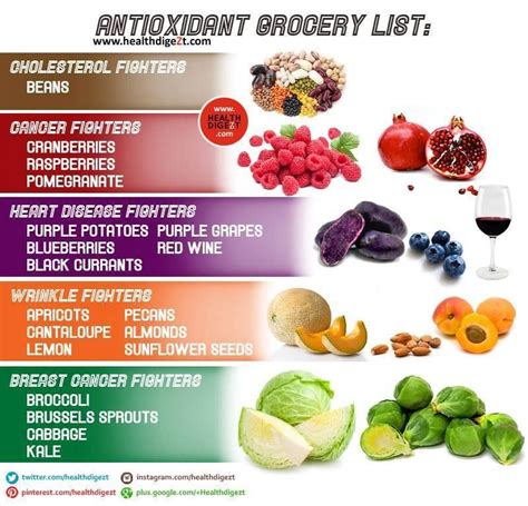 Antioxidant Food Chart Did You Know Dyk Fruits Hot Sex Picture