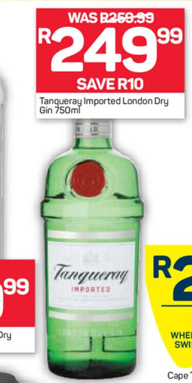 Tanqueray Imported London Dry Gin 750ml Offer At Pick N Pay Liquor