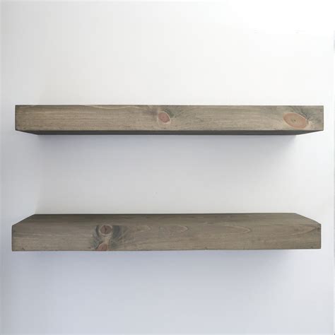 Millwood Pines Pippi Modern Floating Shelves Inches Thick Reviews