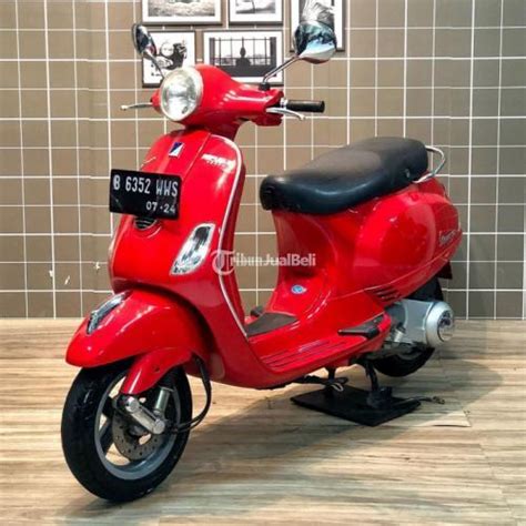 Motor Piaggio Vespa Lx Vie Red Bekas Pajak Hidup Unit Terawat