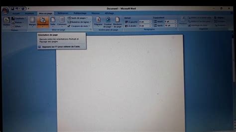 Comment Mettre Une Page Word En Paysage Youtube