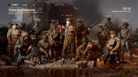 Call Of Duty Wwii Official Multiplayer Pre Game Lobby Character Customization Revealed Youtube