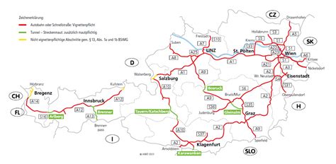 Aktuelle Mautgebühren in Österreich ACE