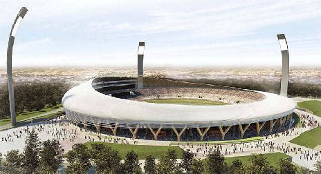 Cricket stadium for MPCA at Gwalior, MP | OCI Architects, Chennai